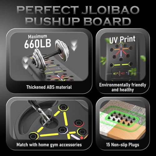 Push up Board, Portable Pushup Board for Men, Foldable Push up Bar